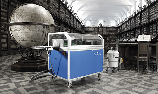 depulvera book cleaning machine